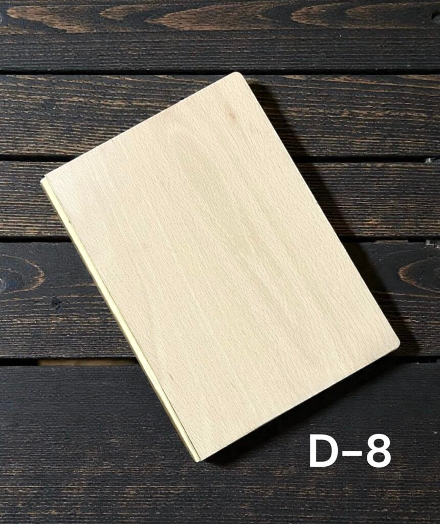 D-8 Natural Wooden Texture Corporate Notebook – Premium Custom Logo Printing in Ahmedabad | Bulk Orders Across Gujarat