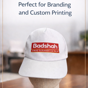 Plain red cap without logo for custom printing