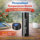 Custom temperature display bottle 500ml with LED touch temperature indicator, personalised stainless steel bottle for office and gifting in Ahmedabad Gujarat