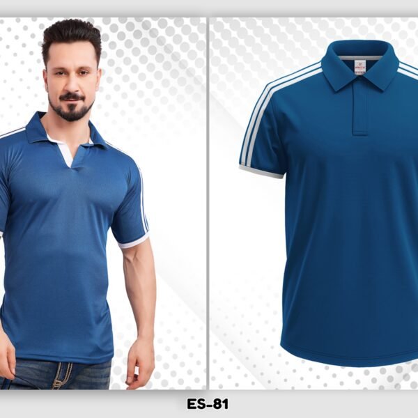Blue Dryfit Polo T-Shirt for Sports & Event Branding